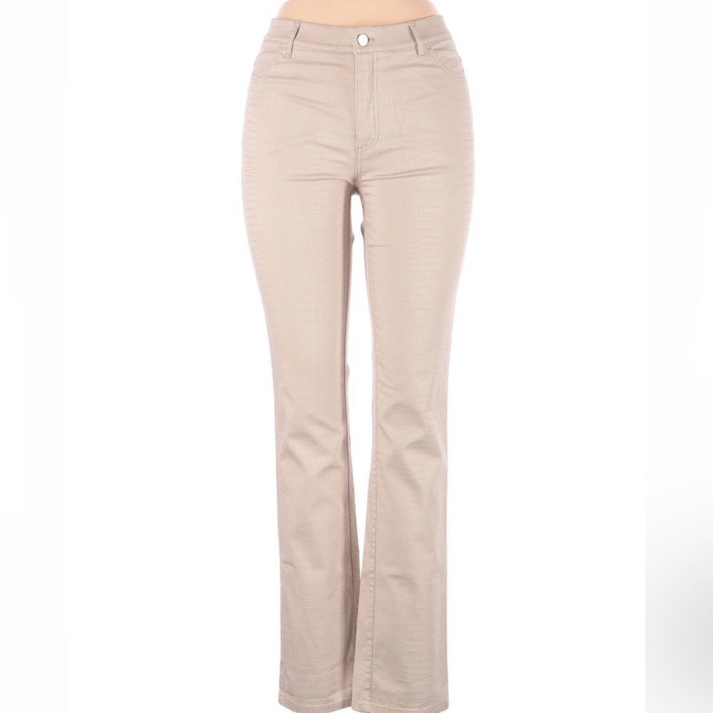 Lafayette 148 Tan Snake Print Pants NWT size 8 NWT